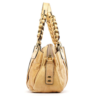 Chloe Beige Leather Heloise Tote Bag