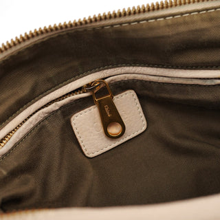 Chloe Beige Leather Marcie 2-Way Bag