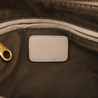 Chloe Beige Leather Marcie 2-Way Bag