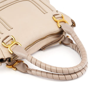 Chloe Beige Leather Marcie 2-Way Bag