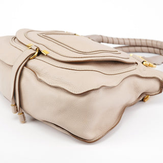 Chloe Beige Leather Marcie 2-Way Bag