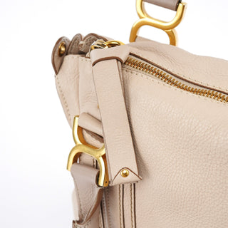 Chloe Beige Leather Marcie 2-Way Bag