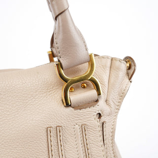 Chloe Beige Leather Marcie 2-Way Bag