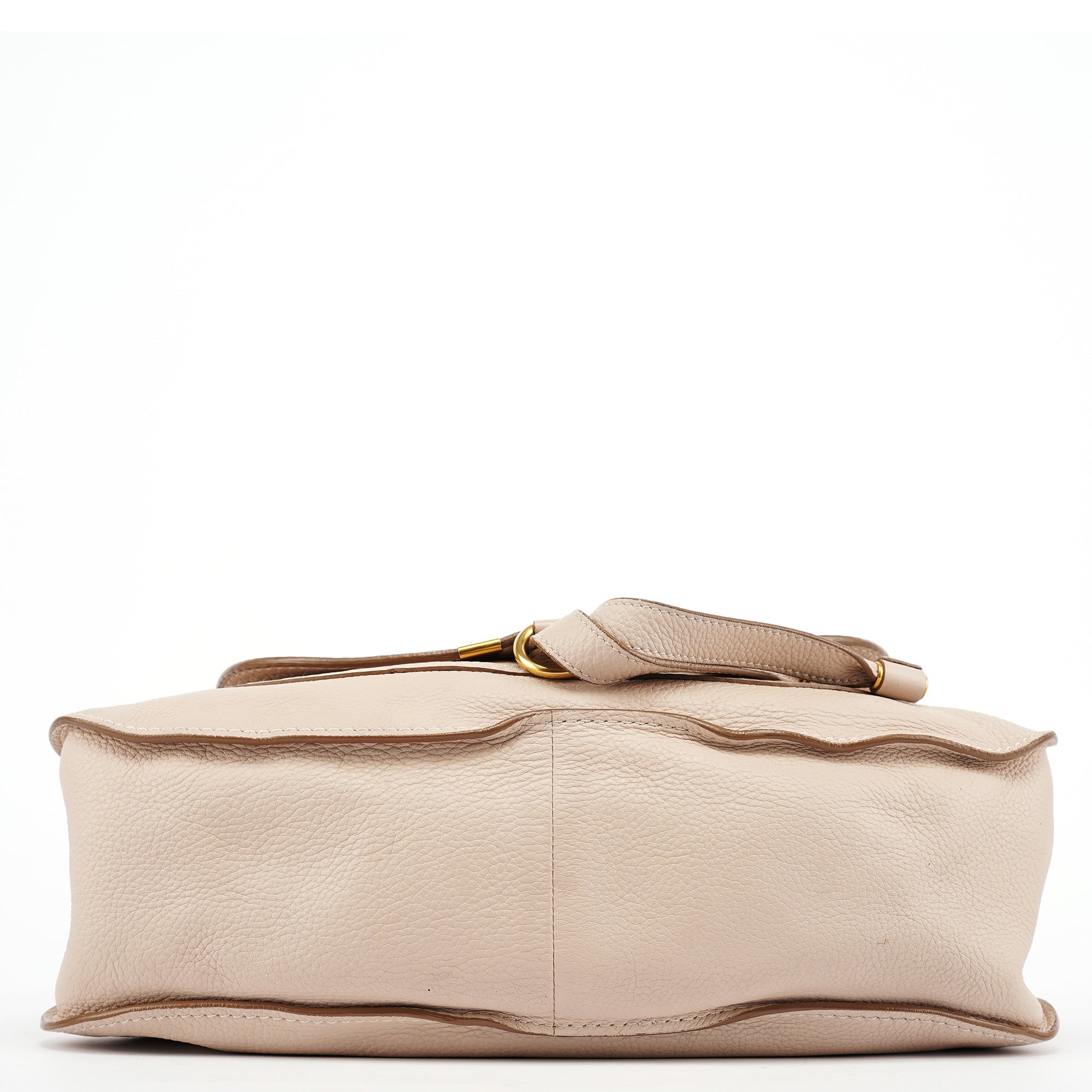 Chloé Marcie 2-Way Bag aus Leder in Beige