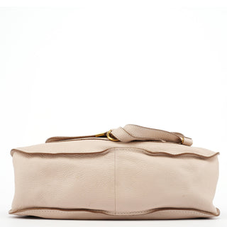 Chloe Beige Leather Marcie 2-Way Bag