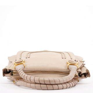 Chloe Beige Leather Marcie 2-Way Bag