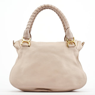 Chloe Beige Leather Marcie 2-Way Bag