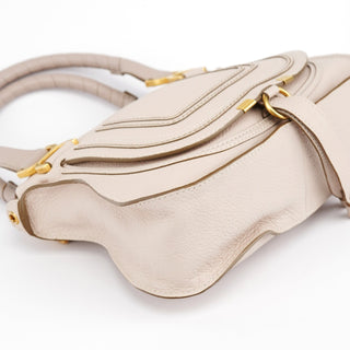 Chloe Beige Leather Marcie 2-Way Bag