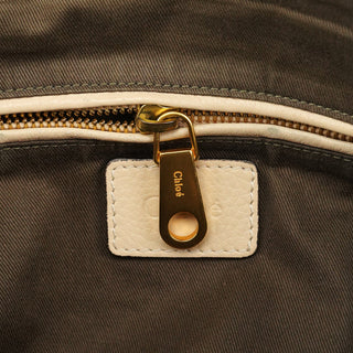 Chloe Beige Leather Marcie 2-Way Bag