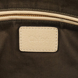 Chloe Beige Leather Marcie 2-Way Bag