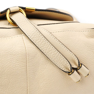 Chloe Beige Leather Marcie 2-Way Bag