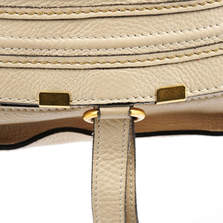 Chloe Beige Leather Marcie 2-Way Bag