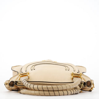 Chloe Beige Leather Marcie 2-Way Bag