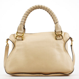 Chloe Beige Leather Marcie 2-Way Bag