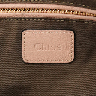 Chloe Beige Leather Marcie 2-Way Bag