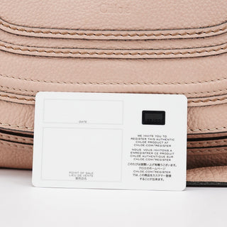 Chloe Beige Leather Marcie 2-Way Bag