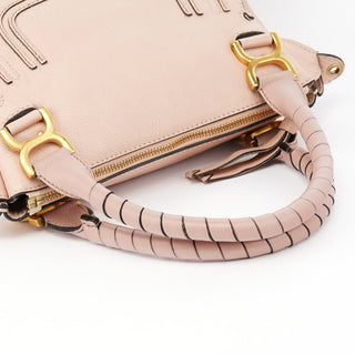 Chloe Beige Leather Marcie 2-Way Bag