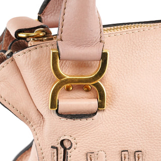 Chloe Beige Leather Marcie 2-Way Bag
