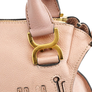 Chloe Beige Leather Marcie 2-Way Bag