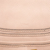 Chloé Bolso Marcie de piel beige