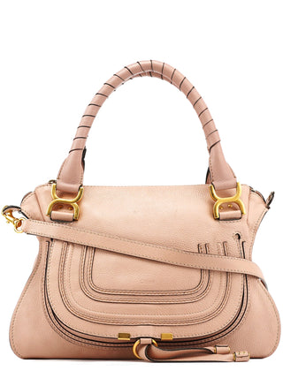 Chloe Beige Leather Marcie 2-Way Bag