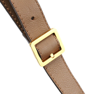 Chloe Beige Leather Marcie Crossbody Bag