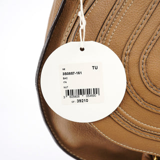 Chloe Beige Leather Marcie Crossbody Bag