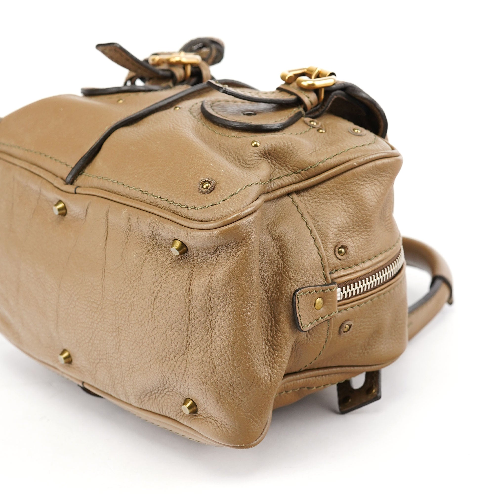Chloé Beige Leather Paddington Shoulder Bag