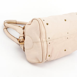 Chloe Beige Leather Paddington Top Handle Bag