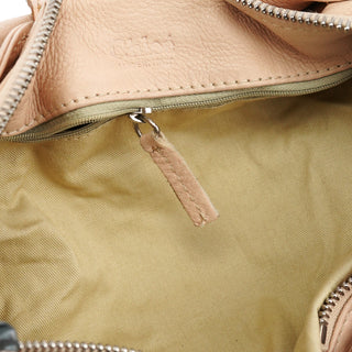 Chloe Beige Leather Paddington Top Handle Bag
