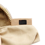 Chloé Sac deux portés Paraty en cuir beige