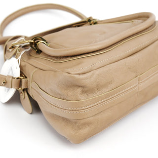 Chloe Beige Leather Paraty 2-Way Bag