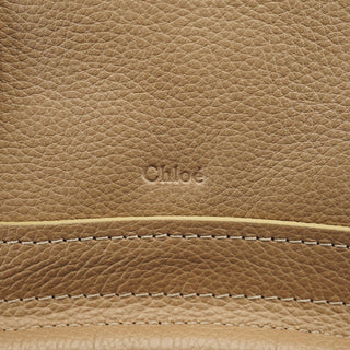 Chloe Beige Leather Paraty 2-Way Bag