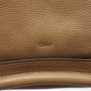 Chloe Beige Leather Paraty 2-Way Bag