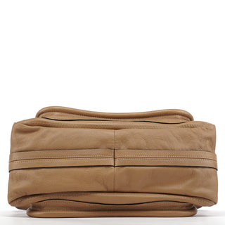 Chloe Beige Leather Paraty 2-Way Bag