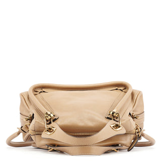 Chloe Beige Leather Paraty 2-Way Bag