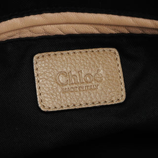 Chloe Beige Leather Paraty 2-Way Bag