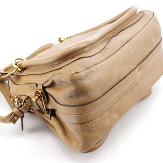 Chloe Beige Leather Paraty 2-Way Bag