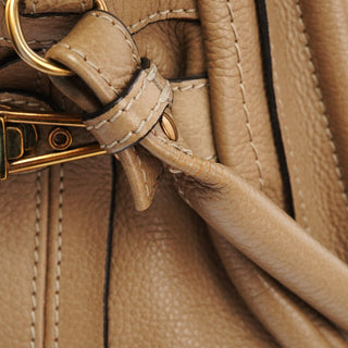 Chloe Beige Leather Paraty 2-Way Bag