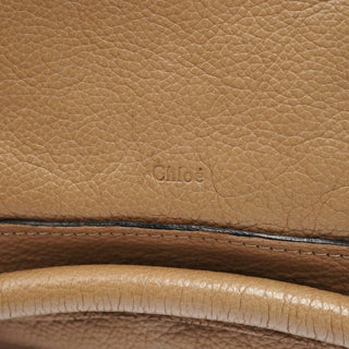 Chloe Beige Leather Paraty 2-Way Bag