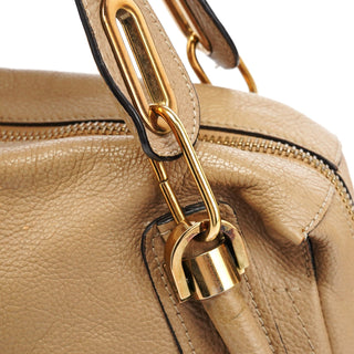 Chloe Beige Leather Paraty 2-Way Bag