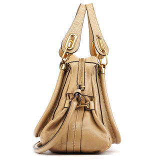 Chloe Beige Leather Paraty 2-Way Bag
