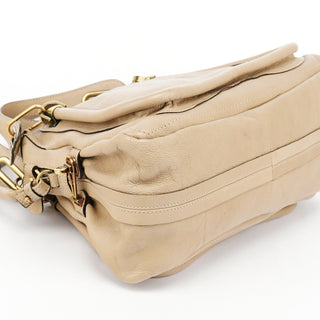 Chloe Beige Leather Paraty 2-Way Bag