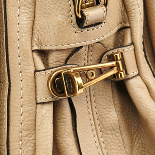 Chloe Beige Leather Paraty 2-Way Bag