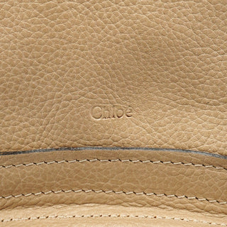 Chloe Beige Leather Paraty 2-Way Bag