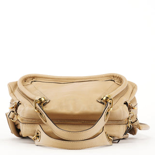Chloe Beige Leather Paraty 2-Way Bag