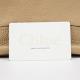 Chloe Beige Leather Paraty 2-Way Bag