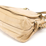 Chloe Beige Leather Paraty 2-Way Bag