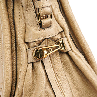 Chloe Beige Leather Paraty 2-Way Bag