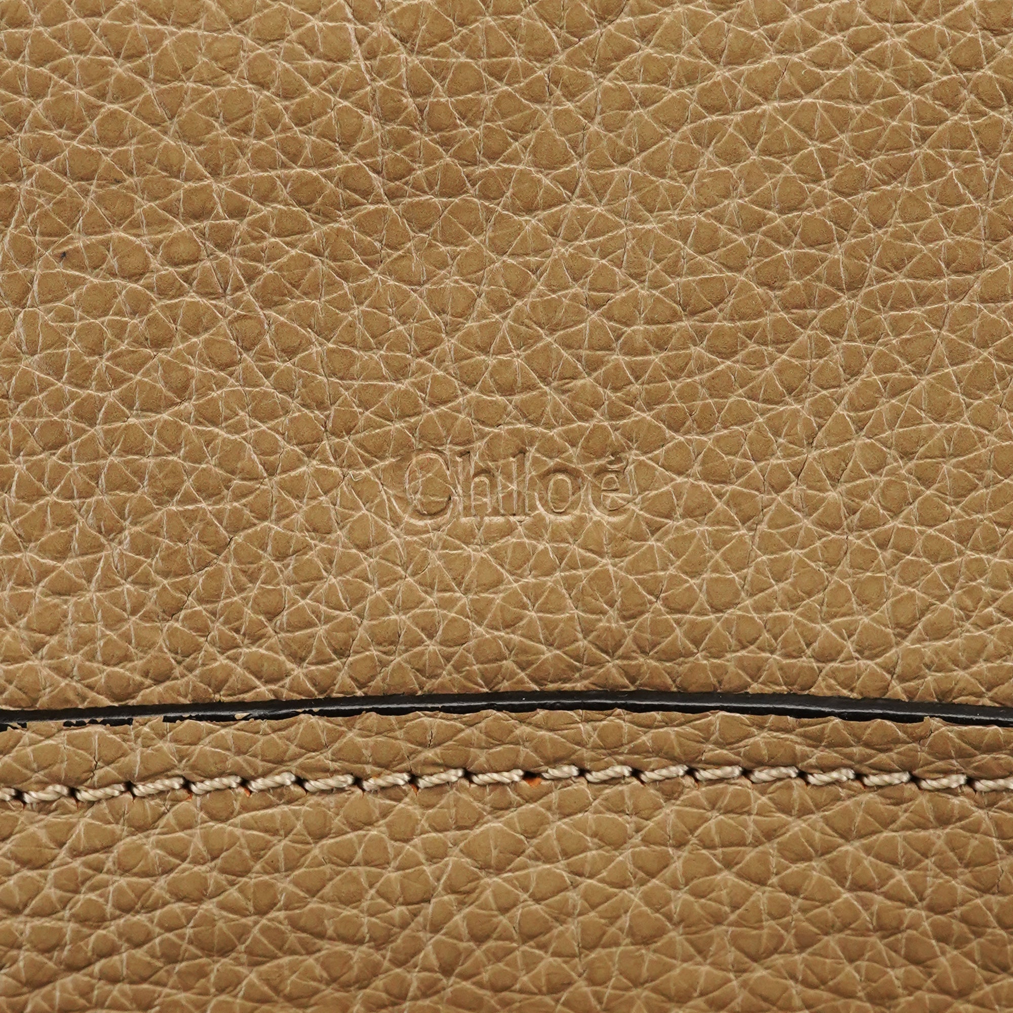 Chloe Beige Leather Paraty 2-Way Bag